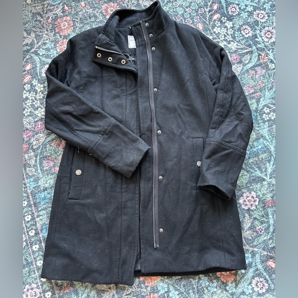 Lucky Brand Women’s Black Wool Coat